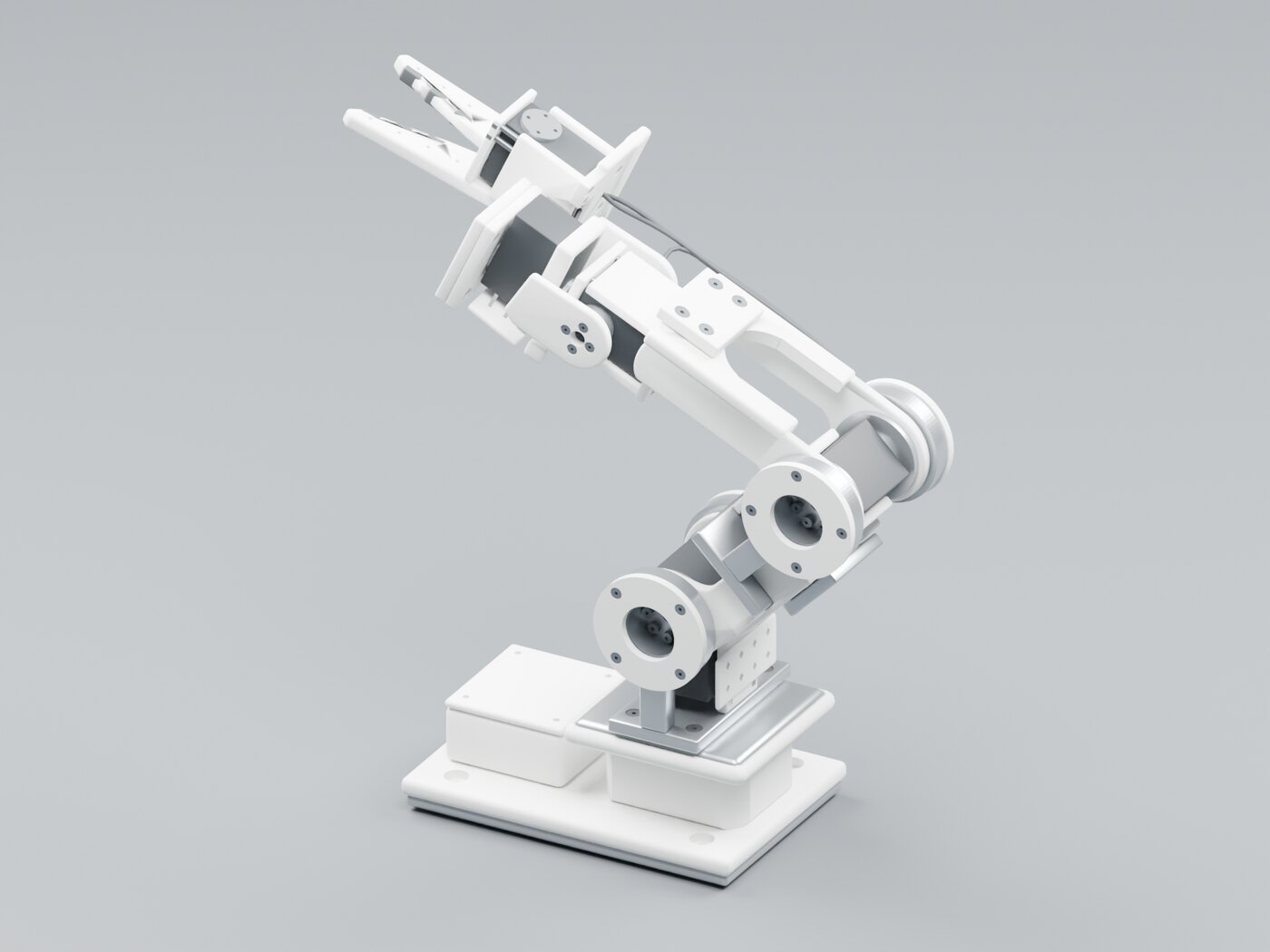 Six-axis robot arm, complete native assembly