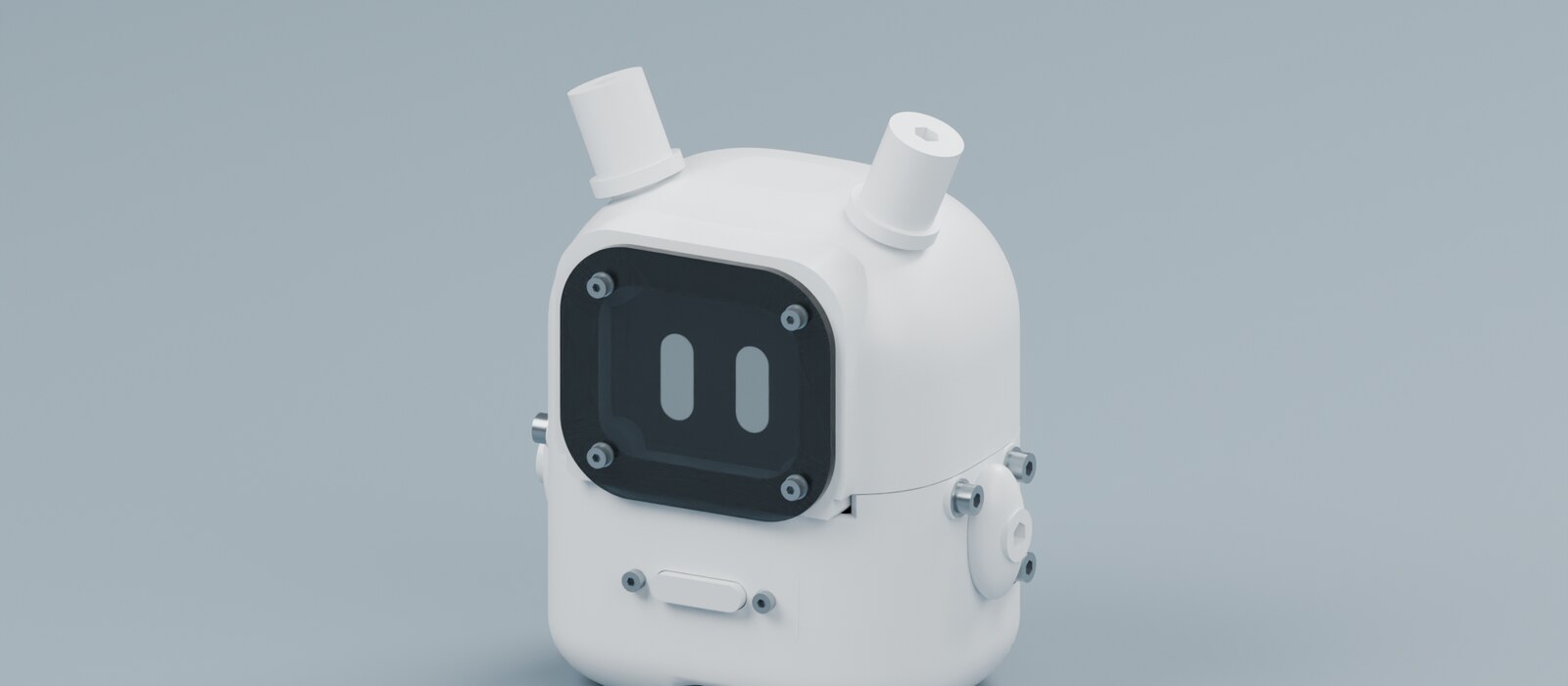 DC-01 desktop companion assembled, native Cycles render