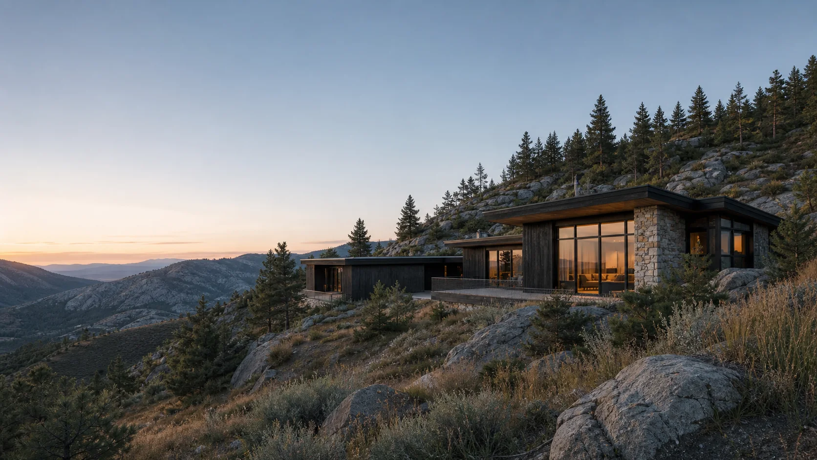 Mountain home arrival